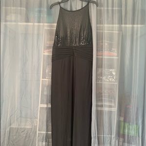 Plus Size Long Black Prom Dress